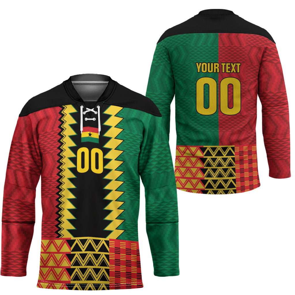 Ghana Wiase Kuruwa Custom Hockey Jersey Kente Pride Edition