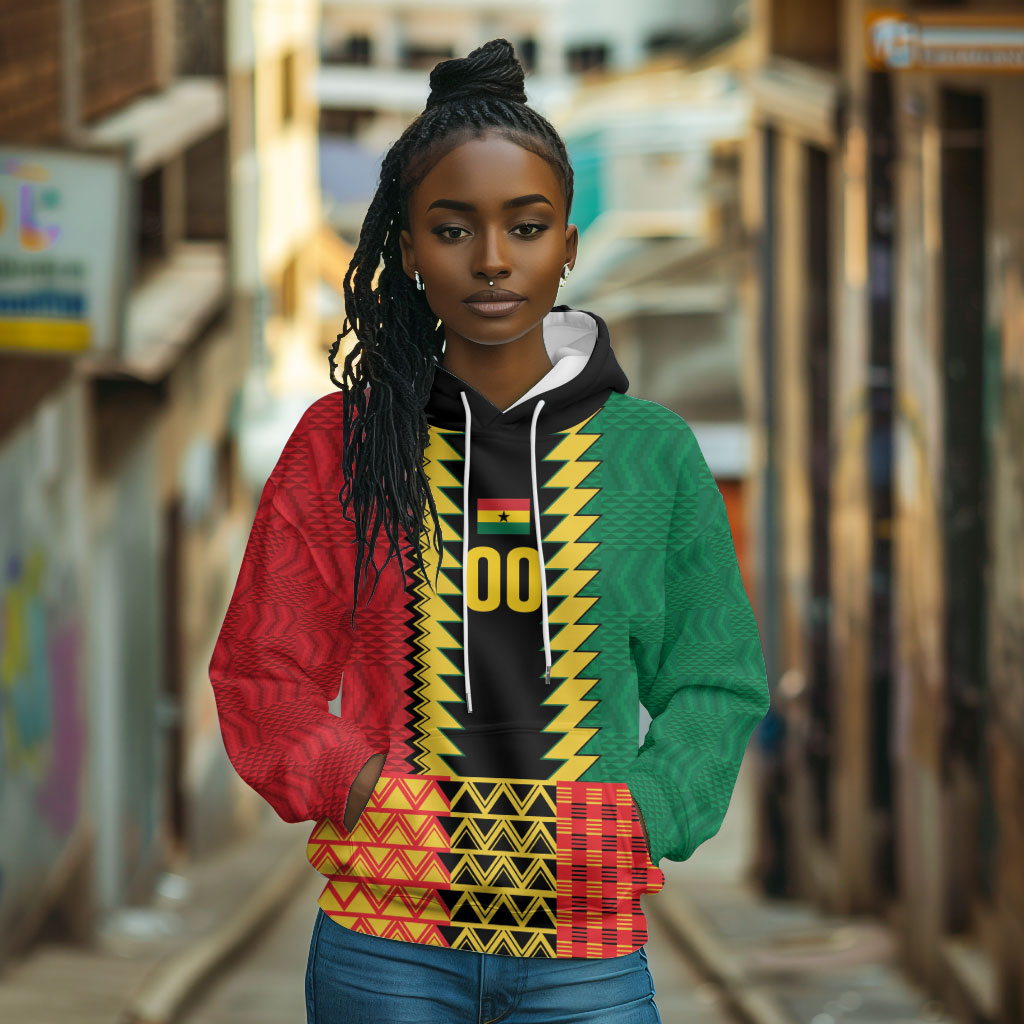 Ghana Wiase Kuruwa Custom Hoodie Kente Pride Edition
