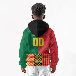 Ghana Wiase Kuruwa Custom Kid Hoodie Kente Pride Edition