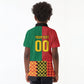 Ghana Wiase Kuruwa Custom Kid Polo Shirt Kente Pride Edition