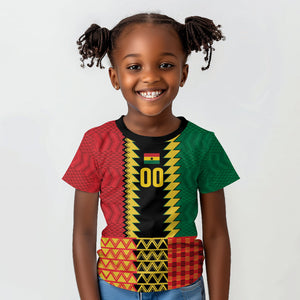 Ghana Wiase Kuruwa Custom Kid T shirt Kente Pride Edition