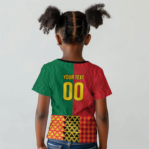 Ghana Wiase Kuruwa Custom Kid T shirt Kente Pride Edition