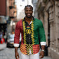 Ghana Wiase Kuruwa Custom Long Sleeve Button Shirt Kente Pride Edition