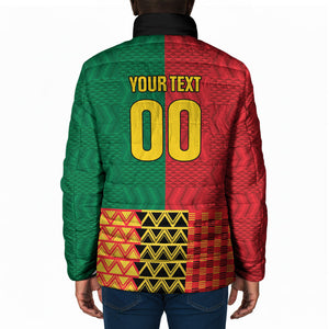 Ghana Wiase Kuruwa Custom Padded Jacket Kente Pride Edition