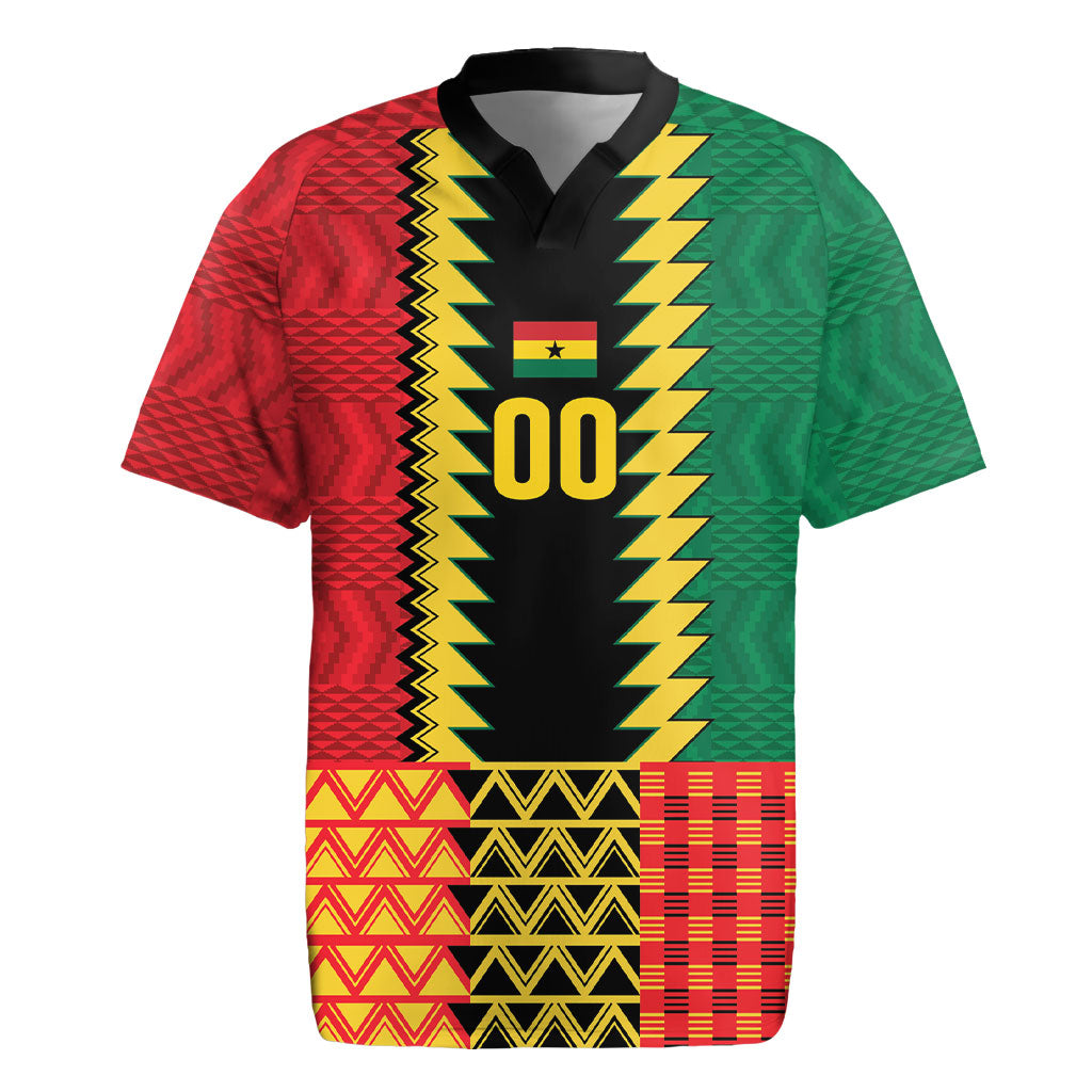 Ghana Wiase Kuruwa Custom Rugby Jersey Kente Pride Edition