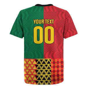 Ghana Wiase Kuruwa Custom Rugby Jersey Kente Pride Edition