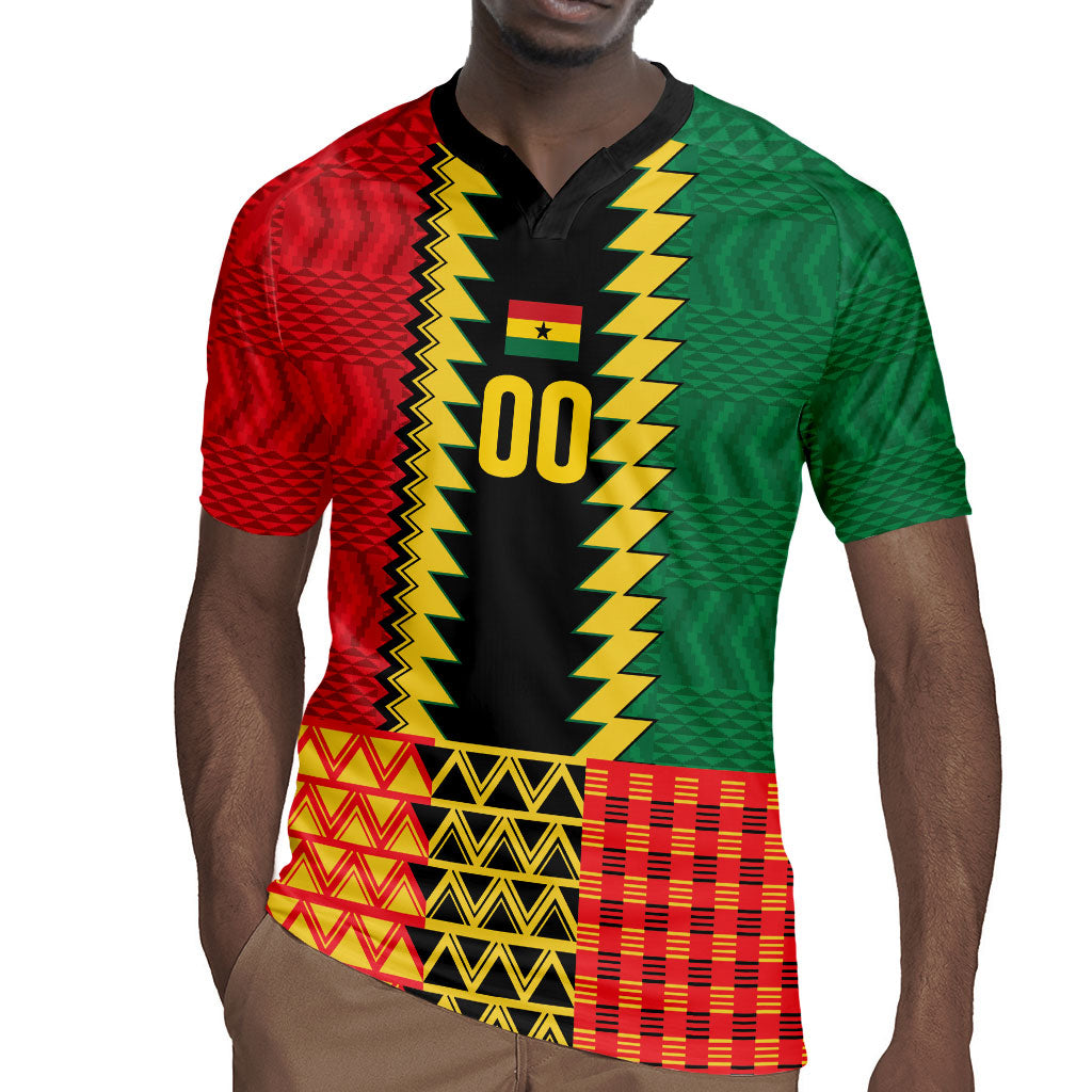 Ghana Wiase Kuruwa Custom Rugby Jersey Kente Pride Edition