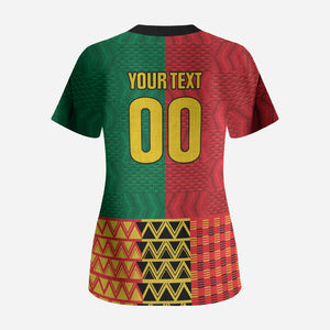 Ghana Wiase Kuruwa Custom Scrub Top Kente Pride Edition