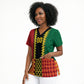 Ghana Wiase Kuruwa Custom Scrub Top Kente Pride Edition