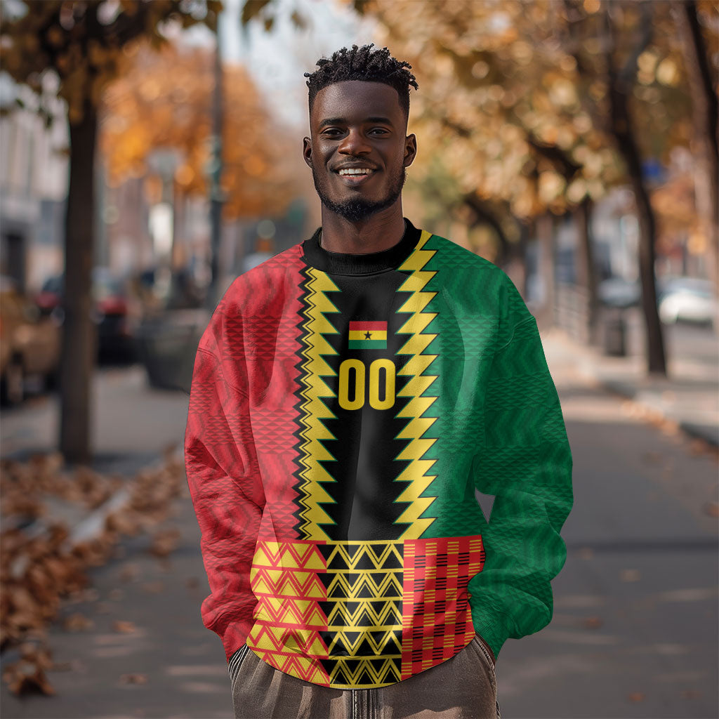 Ghana Wiase Kuruwa Custom Sweatshirt Kente Pride Edition