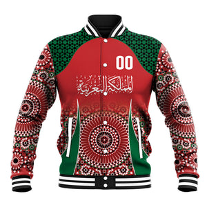 Morocco Yalla Vamos 2026 Custom Baseball Jacket Zellige Mosaic Edition