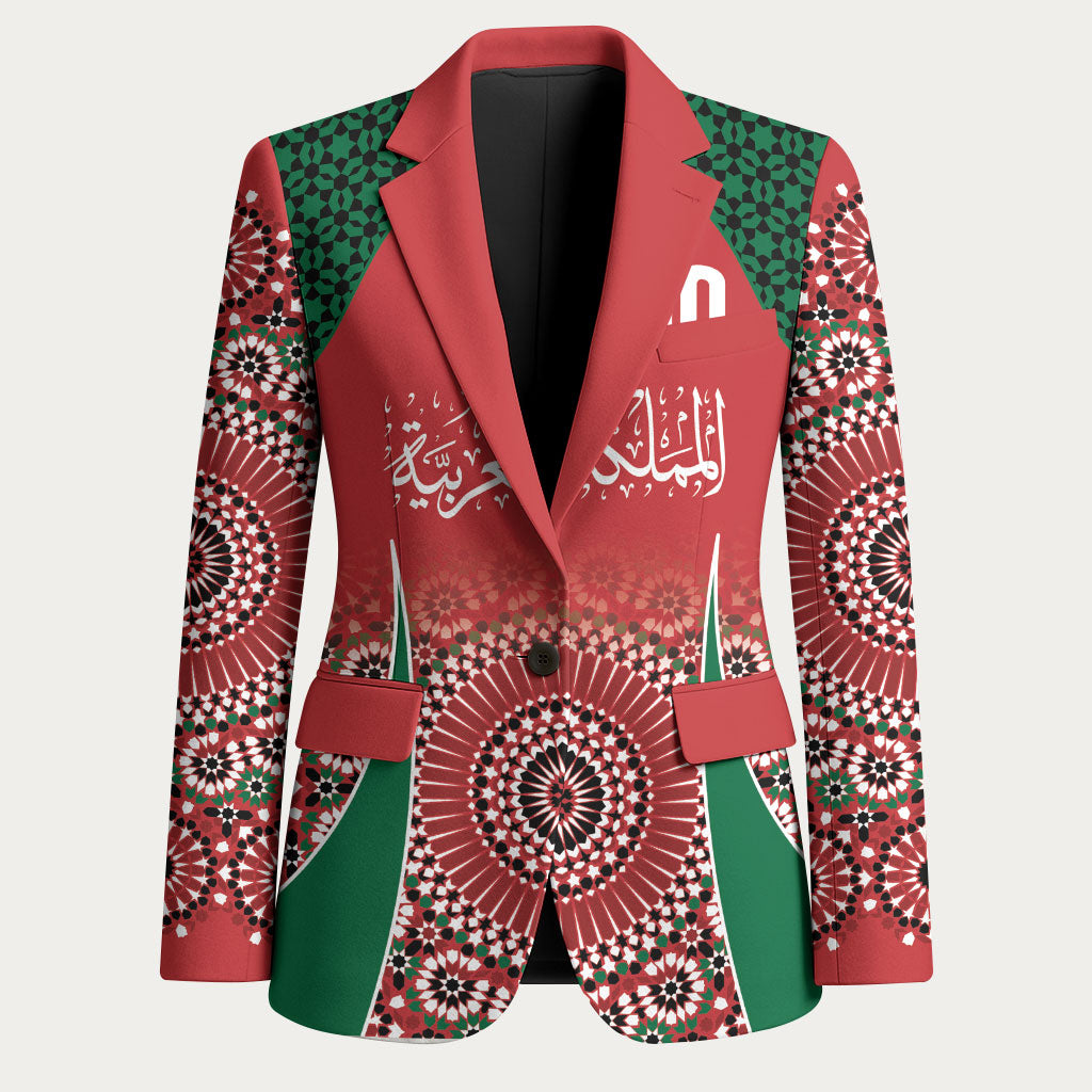 Morocco Yalla Vamos 2026 Custom Blazer Zellige Mosaic Edition