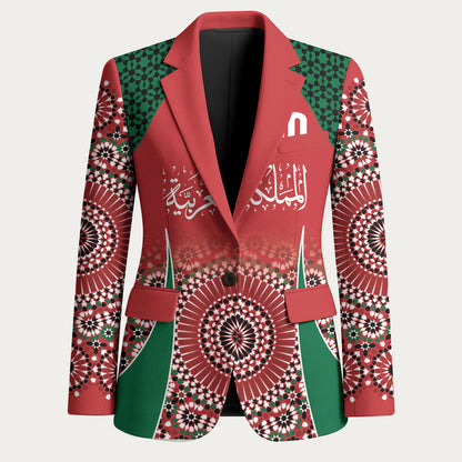 Morocco Yalla Vamos 2026 Custom Blazer Zellige Mosaic Edition