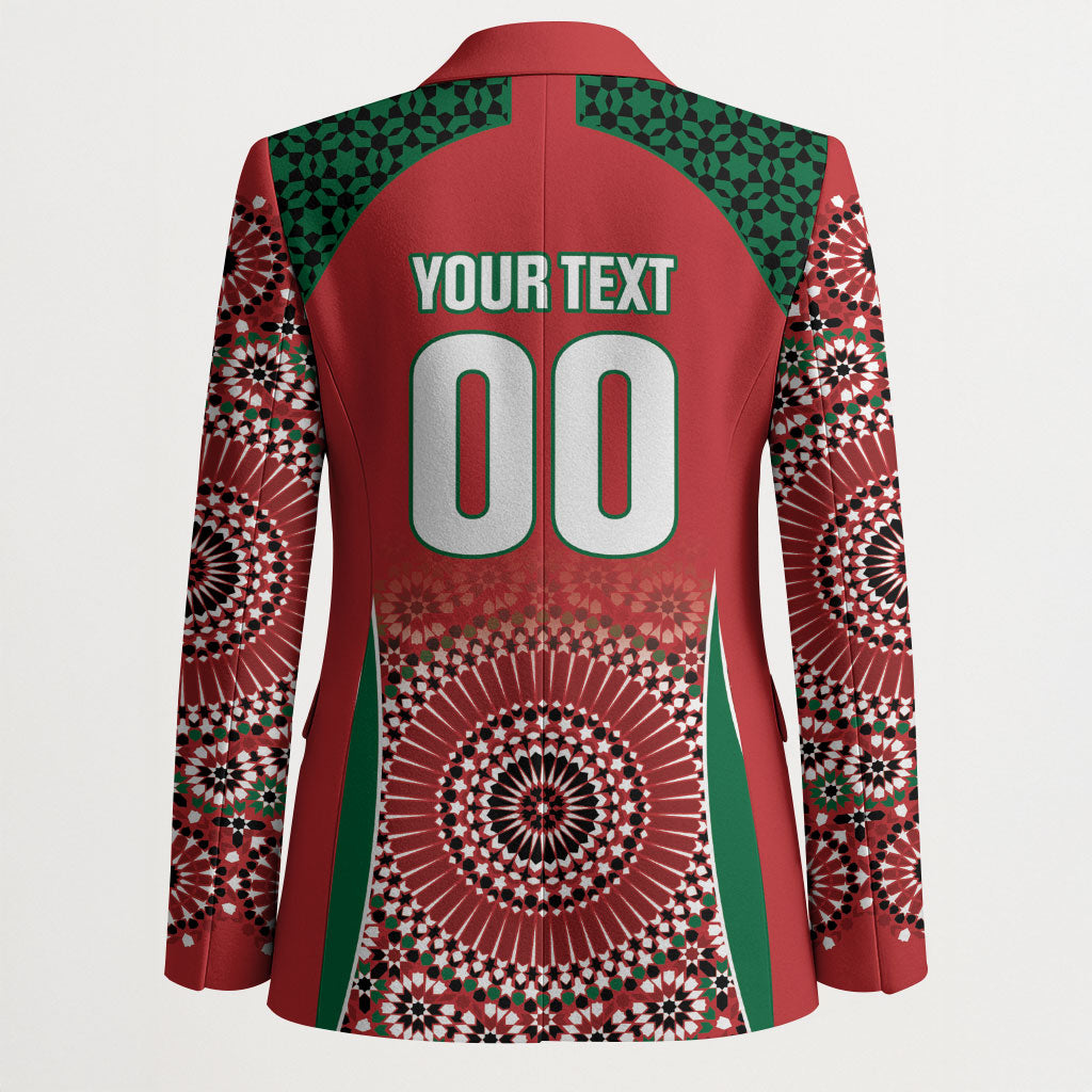 Morocco Yalla Vamos 2026 Custom Blazer Zellige Mosaic Edition
