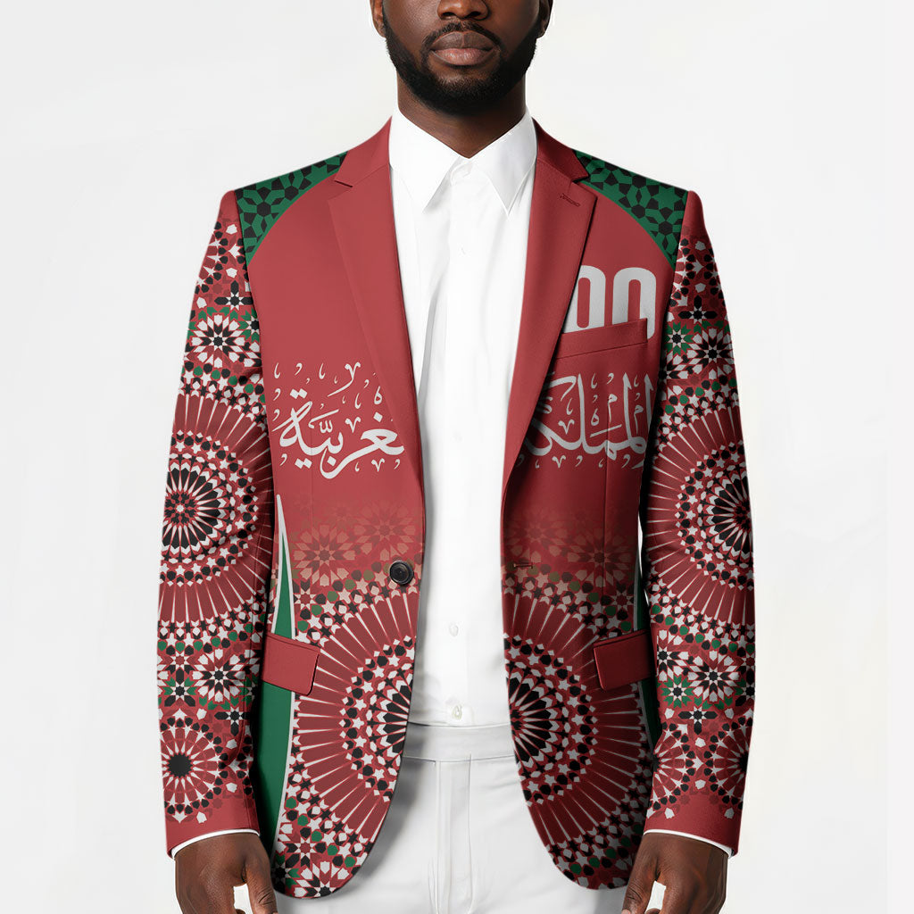 Morocco Yalla Vamos 2026 Custom Blazer Zellige Mosaic Edition