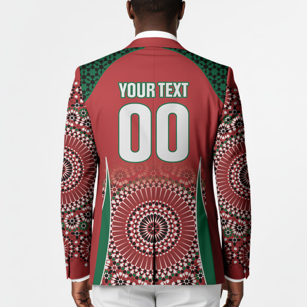 Morocco Yalla Vamos 2026 Custom Blazer Zellige Mosaic Edition