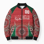 Morocco Yalla Vamos 2026 Custom Bomber Puffer Jacket Zellige Mosaic Edition
