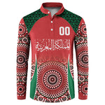 Morocco Yalla Vamos 2026 Custom Button Sweatshirt Zellige Mosaic Edition
