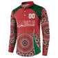 Morocco Yalla Vamos 2026 Custom Button Sweatshirt Zellige Mosaic Edition