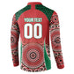 Morocco Yalla Vamos 2026 Custom Button Sweatshirt Zellige Mosaic Edition