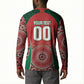 Morocco Yalla Vamos 2026 Custom Button Sweatshirt Zellige Mosaic Edition