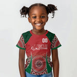 Morocco Yalla Vamos 2026 Custom Kid T shirt Zellige Mosaic Edition