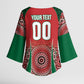 Morocco Yalla Vamos 2026 Custom Kimono Sleeve Blouse Zellige Mosaic Edition