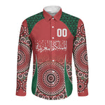 Morocco Yalla Vamos 2026 Custom Long Sleeve Button Shirt Zellige Mosaic Edition