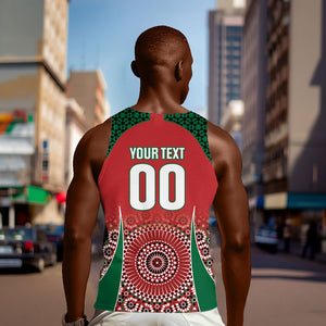 Morocco Yalla Vamos 2026 Custom Men Tank Top Zellige Mosaic Edition