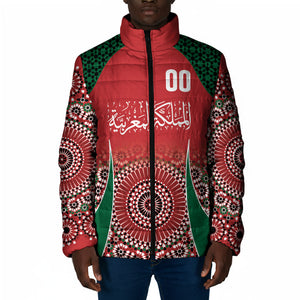 Morocco Yalla Vamos 2026 Custom Padded Jacket Zellige Mosaic Edition