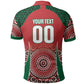Morocco Yalla Vamos 2026 Custom Polo Shirt Zellige Mosaic Edition