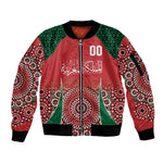 Morocco Yalla Vamos 2026 Custom Sleeve Zip Bomber Jacket Zellige Mosaic Edition