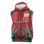 Morocco Yalla Vamos 2026 Custom Sleeveless Zip Hoodie Zellige Mosaic Edition