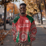 Morocco Yalla Vamos 2026 Custom Sweatshirt Zellige Mosaic Edition