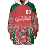 Morocco Yalla Vamos 2026 Custom Wearable Blanket Hoodie Zellige Mosaic Edition