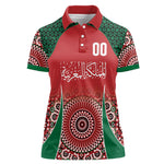 Morocco Yalla Vamos 2026 Custom Women Polo Shirt Zellige Mosaic Edition