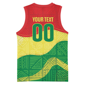Senegal Kappu Adduna Custom Basketball Jersey Teranga Textile Edition