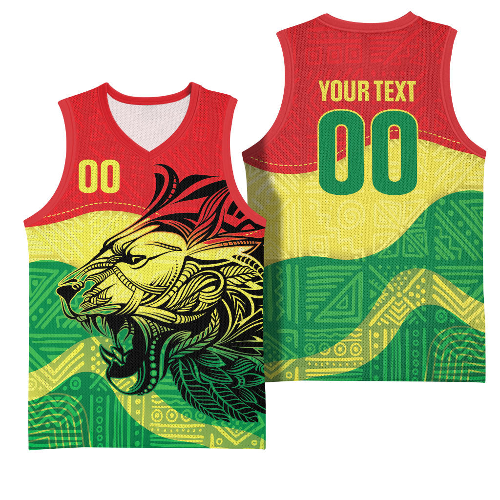 Senegal Kappu Adduna Custom Basketball Jersey Teranga Textile Edition