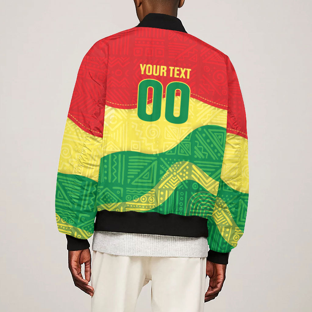Senegal Kappu Adduna Custom Bomber Jacket Teranga Textile Edition