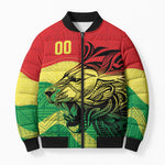 Senegal Kappu Adduna Custom Bomber Puffer Jacket Teranga Textile Edition