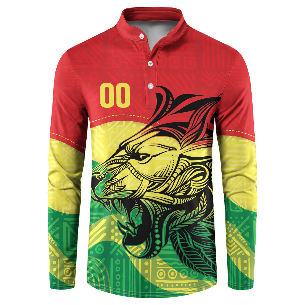 Senegal Kappu Adduna Custom Button Sweatshirt Teranga Textile Edition