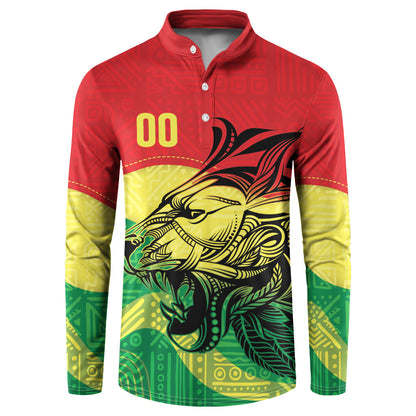 Senegal Kappu Adduna Custom Button Sweatshirt Teranga Textile Edition