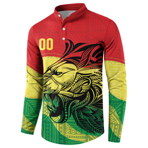 Senegal Kappu Adduna Custom Button Sweatshirt Teranga Textile Edition