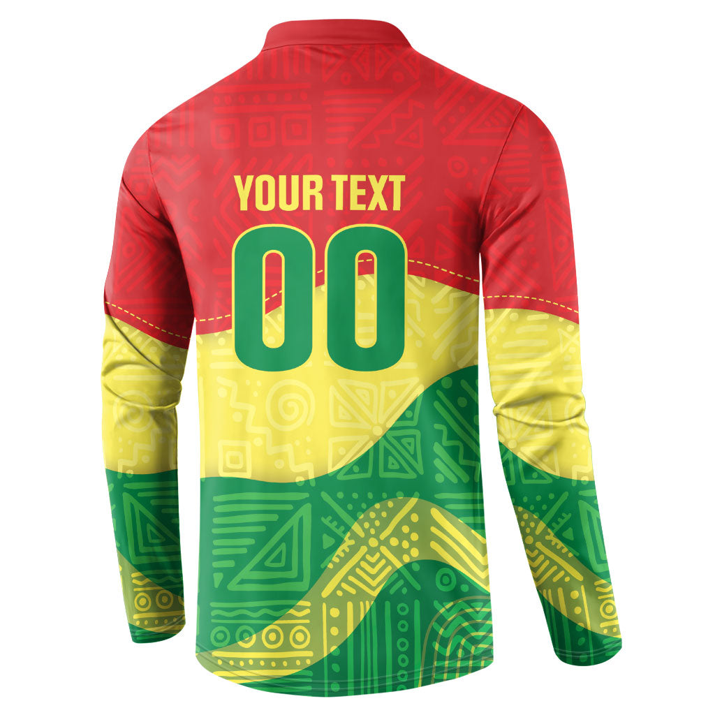 Senegal Kappu Adduna Custom Button Sweatshirt Teranga Textile Edition
