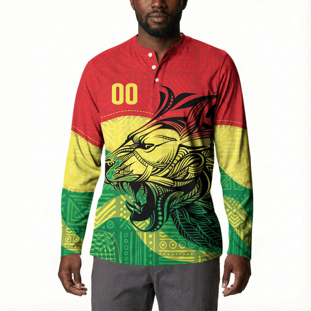 Senegal Kappu Adduna Custom Button Sweatshirt Teranga Textile Edition