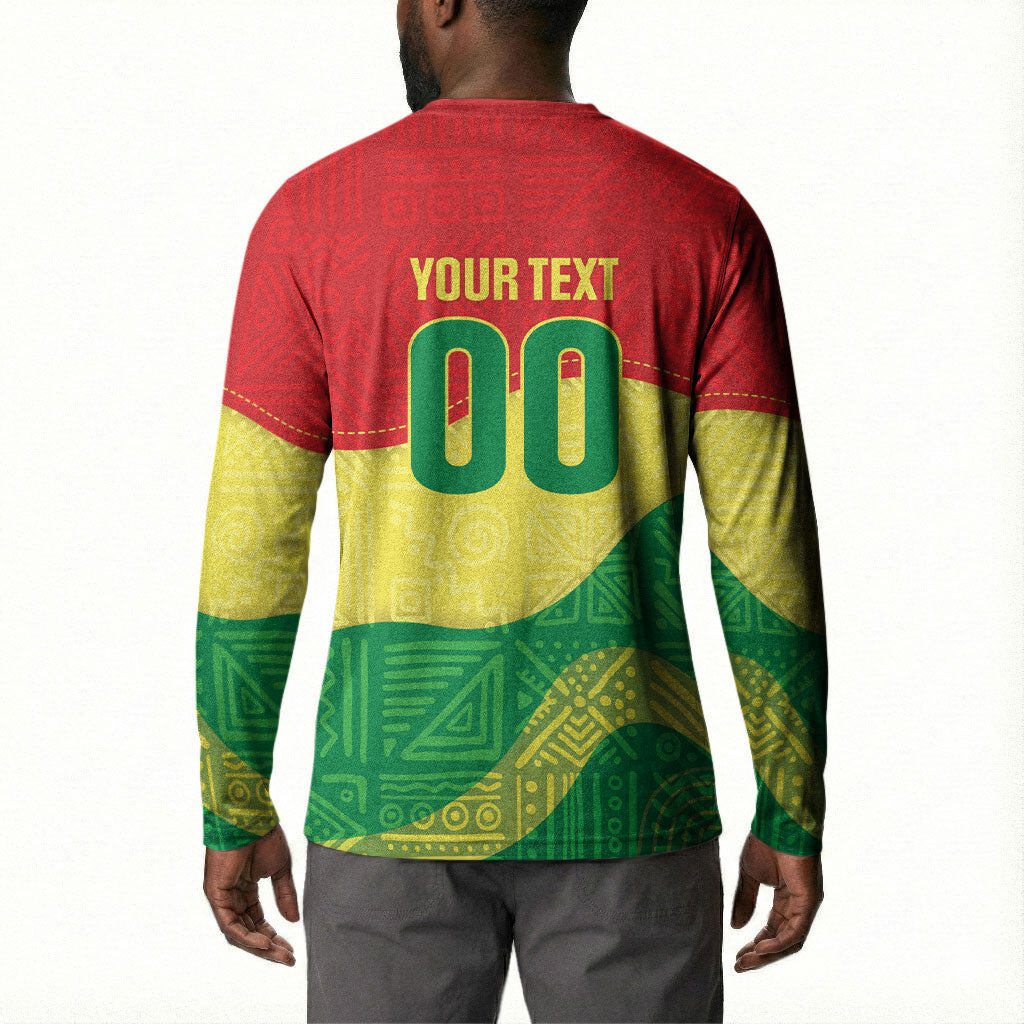 Senegal Kappu Adduna Custom Button Sweatshirt Teranga Textile Edition