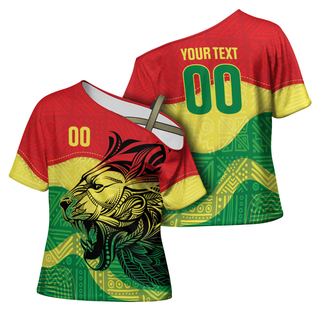 Senegal Kappu Adduna Custom Cross Shoulder Shirt Teranga Textile Edition