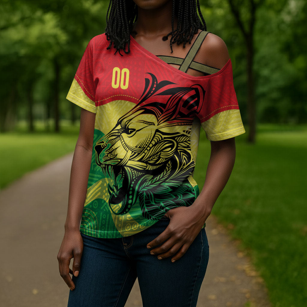 Senegal Kappu Adduna Custom Cross Shoulder Shirt Teranga Textile Edition