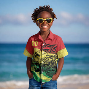 Senegal Kappu Adduna Custom Kid Hawaiian Shirt Teranga Textile Edition
