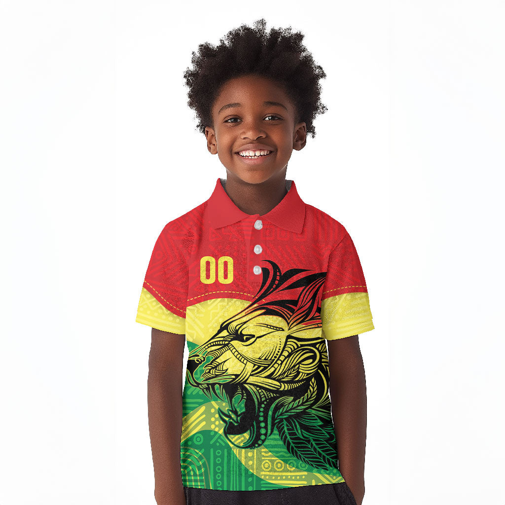 Senegal Kappu Adduna Custom Kid Polo Shirt Teranga Textile Edition